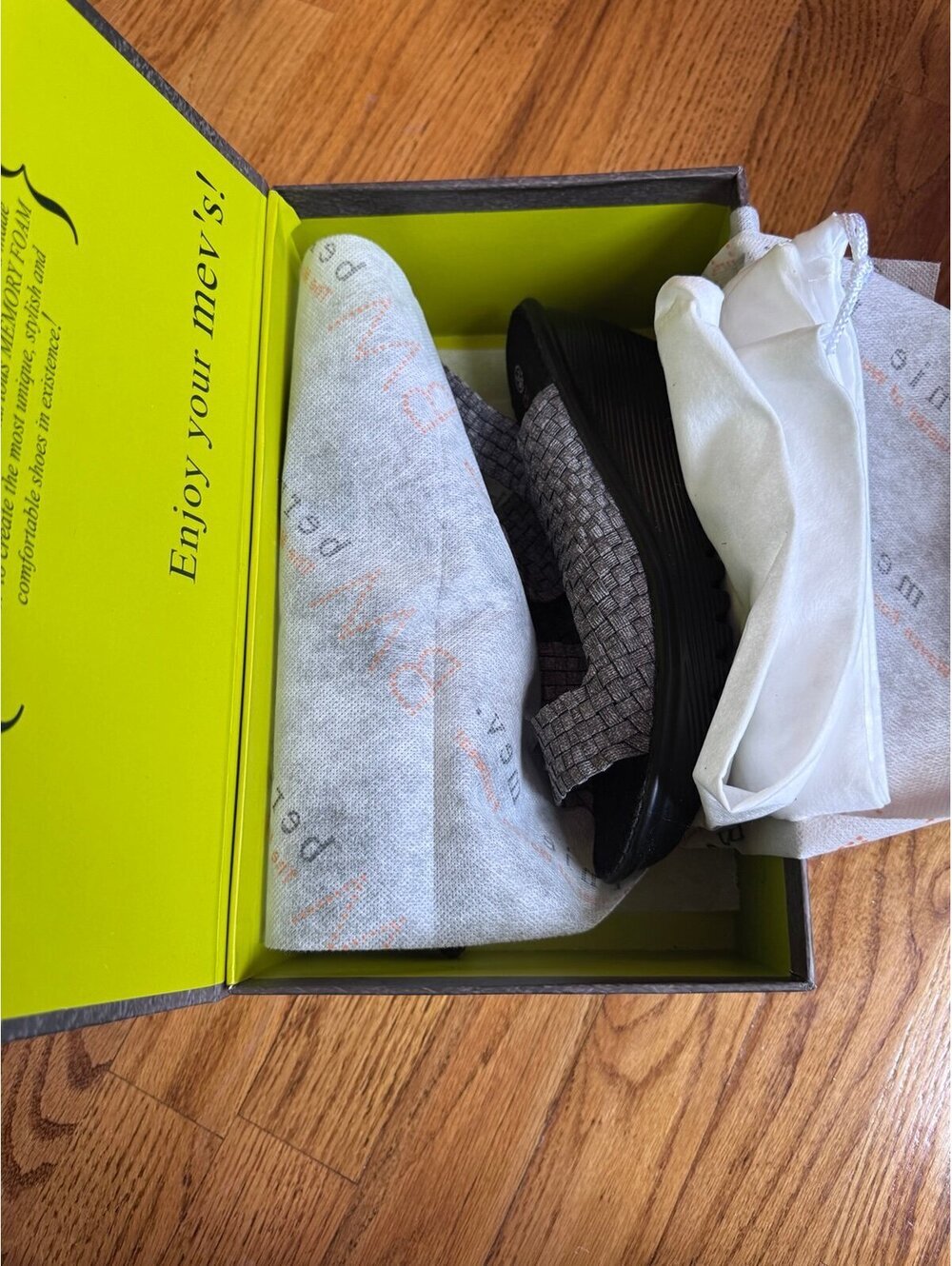 Bernie Mev. Grey Wedges View 6